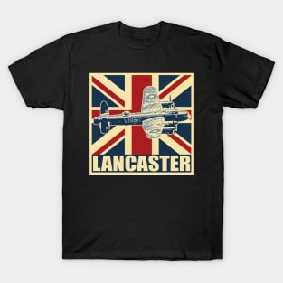 Lancaster Bomber Aircraft RAF Airplane WW2 Plane Aeroplane T-Shirt